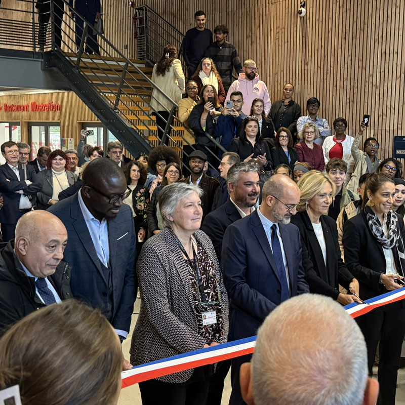 Inauguration de la dernière phase de réhabilitation du bâtiment de l’Illustration à Bobigny