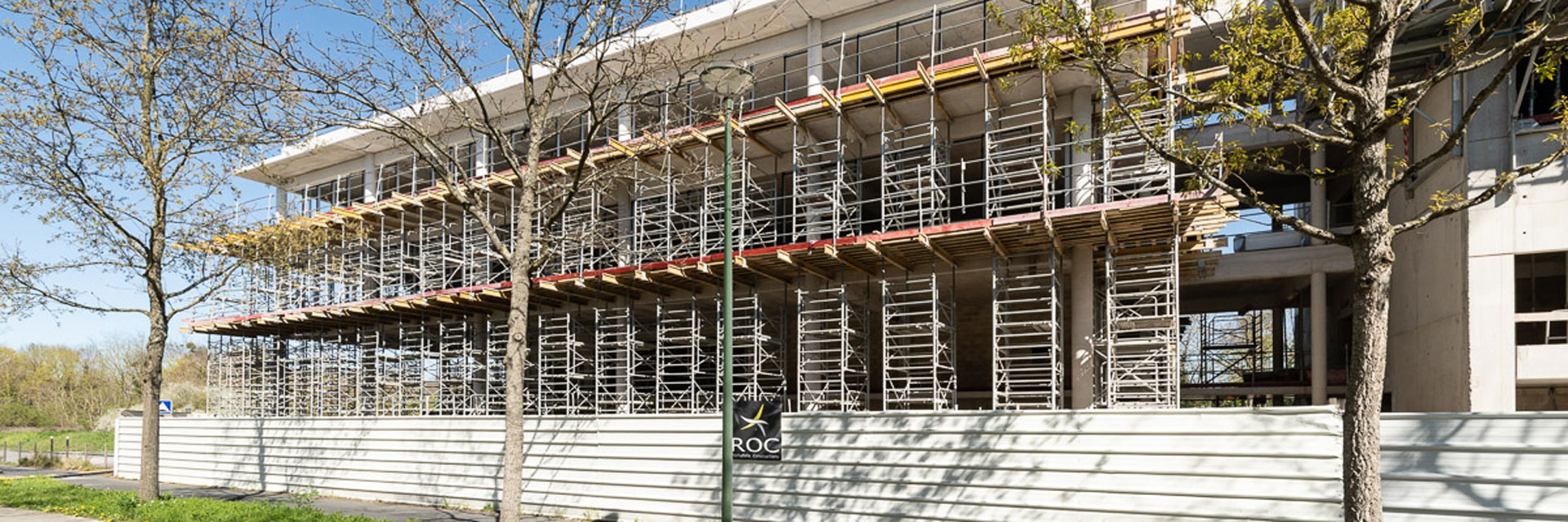 Visite du chantier de l'IUT à Neuville sur Oise