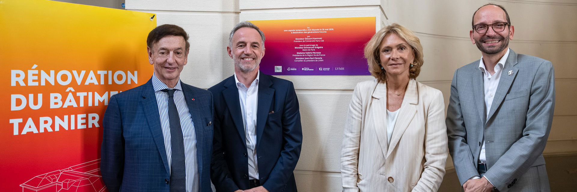 Pose de la première pierre du futur pôle d’excellence dédié à la santé des femmes sur le site Tarnier